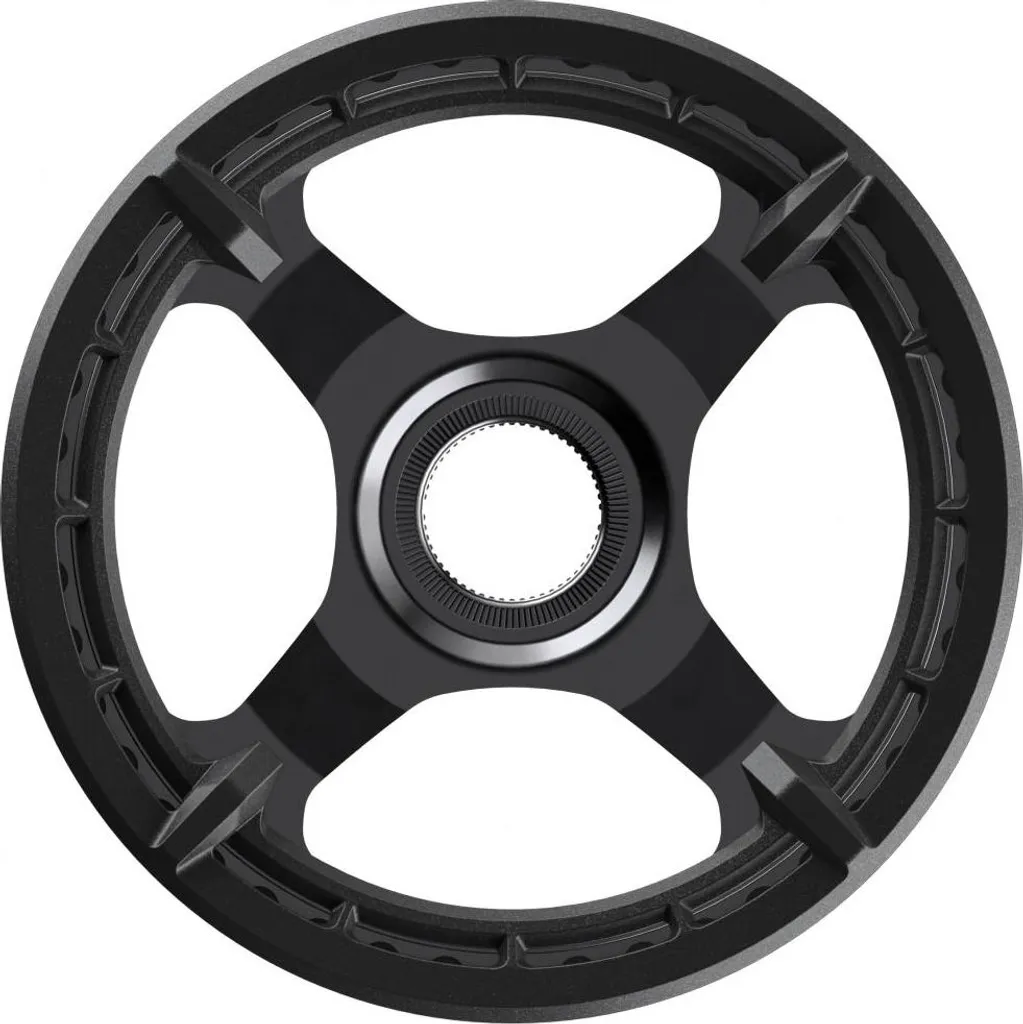 Plateau Shimano CR-ET600 44 Dents pour Vélos Électriques STEPS Noir