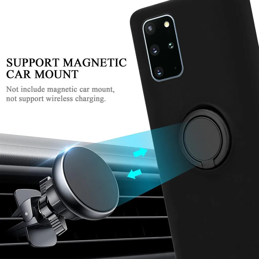 Custodia Samsung S20 Plus Cadorabo TPU Nero Opaco: Slim & Shockproof - 2