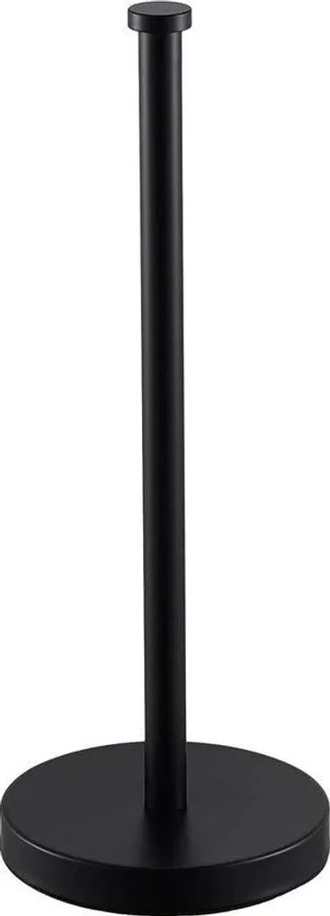 Petit meuble de salle de bain mobile noir en inox pour espace restreint