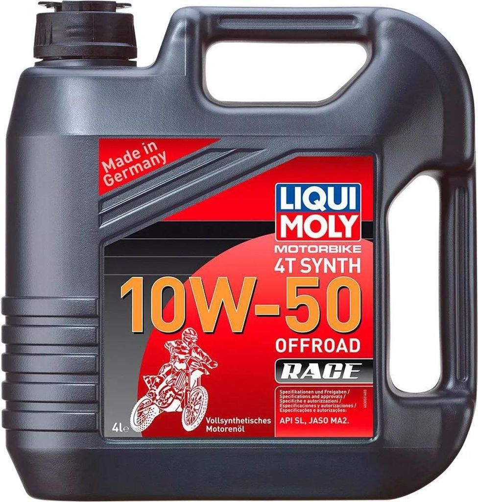 Liqui Moly Motorbike 4T Synth 10W-50 Offroad Race 4 Liter Produktbild 