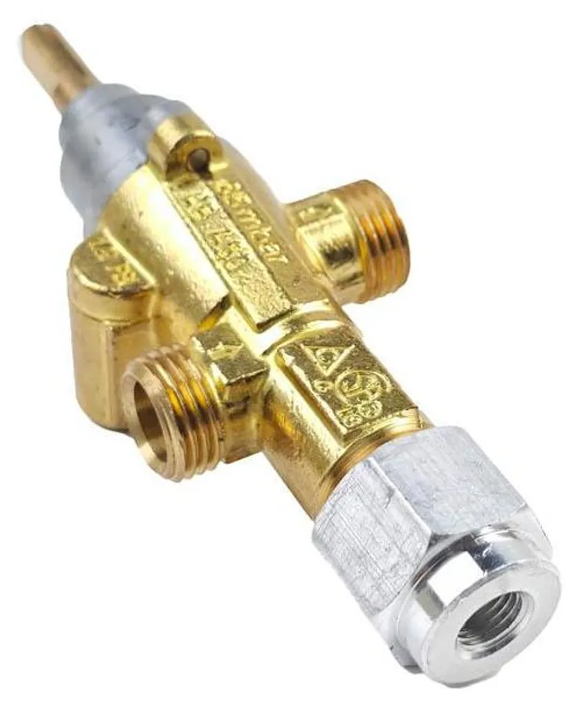 Robinet gaz robuste Type 2 compatible Empero DMG pour grill et four - 2