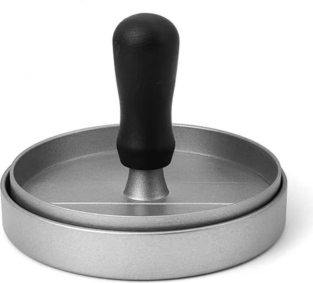 Hamburgerpresse, 11,4 cm, antihaftbeschichteter Patty-Maker mit 100 Wachspapieren, robuste Fleischbällchenpresse für BBQ-Veggie-Burger