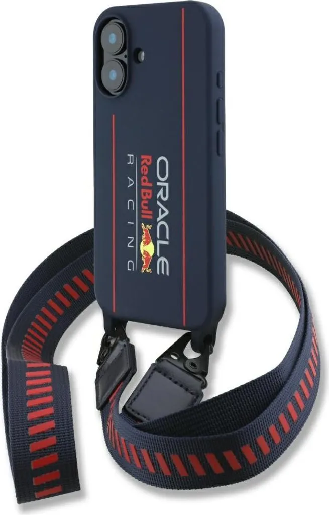 Cover iPhone 16 Red Bull Racing MagSafe - Design Vertical Logo Navy - 1
