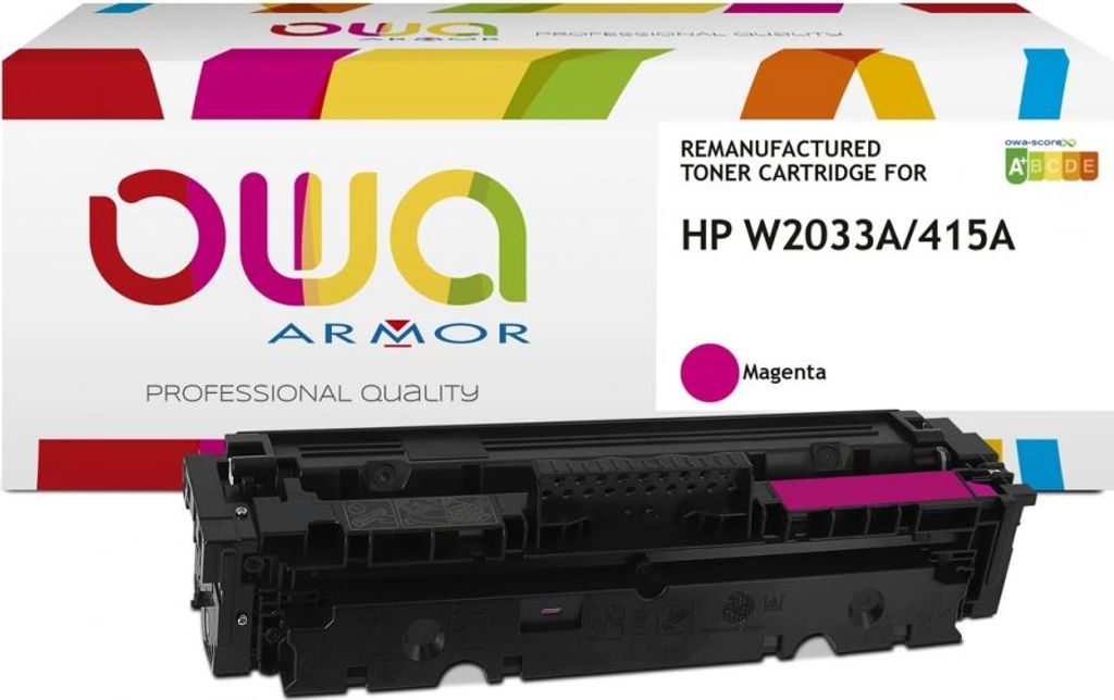 Armor OWA Toner komp. zu HP W 2033A/415A magenta 2.100 S. mit MPS fähigen - Tonereinheit - Magenta