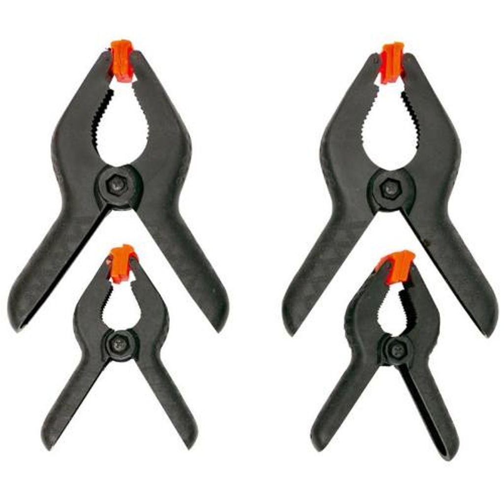Kunststoffklammern, SET 4 Stück
