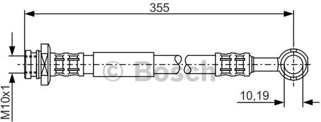 Bosch Bremsschlauch Vorderachse rechts 1 987 476 933