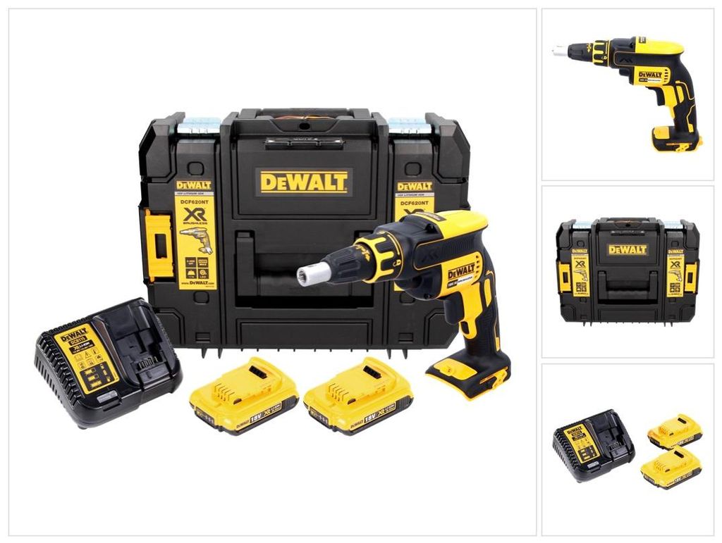DeWALT DCF620D2-QW, Elektrický skrutkovač, Rukoväť, 1/4", Obrázok produktu 