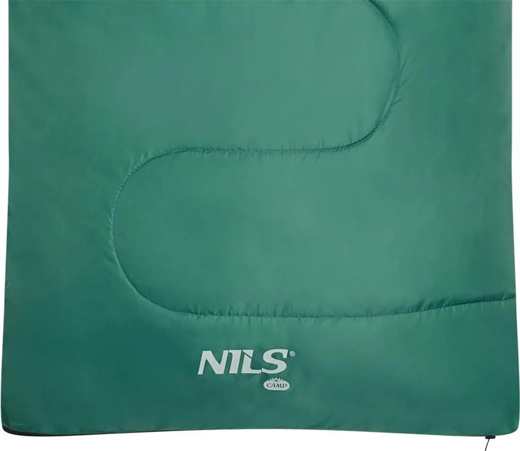 Sac de couchage Nils Camp NC2105 Vert-Gris Taille M pour Randonnée