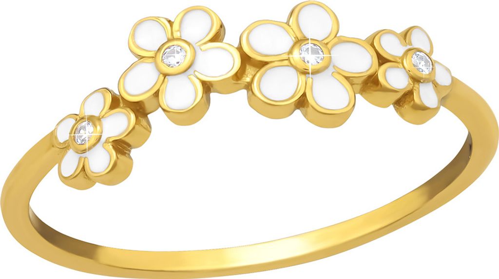 Goldener Ring Gänseblümchen 52 (16.5 mm Ø)
