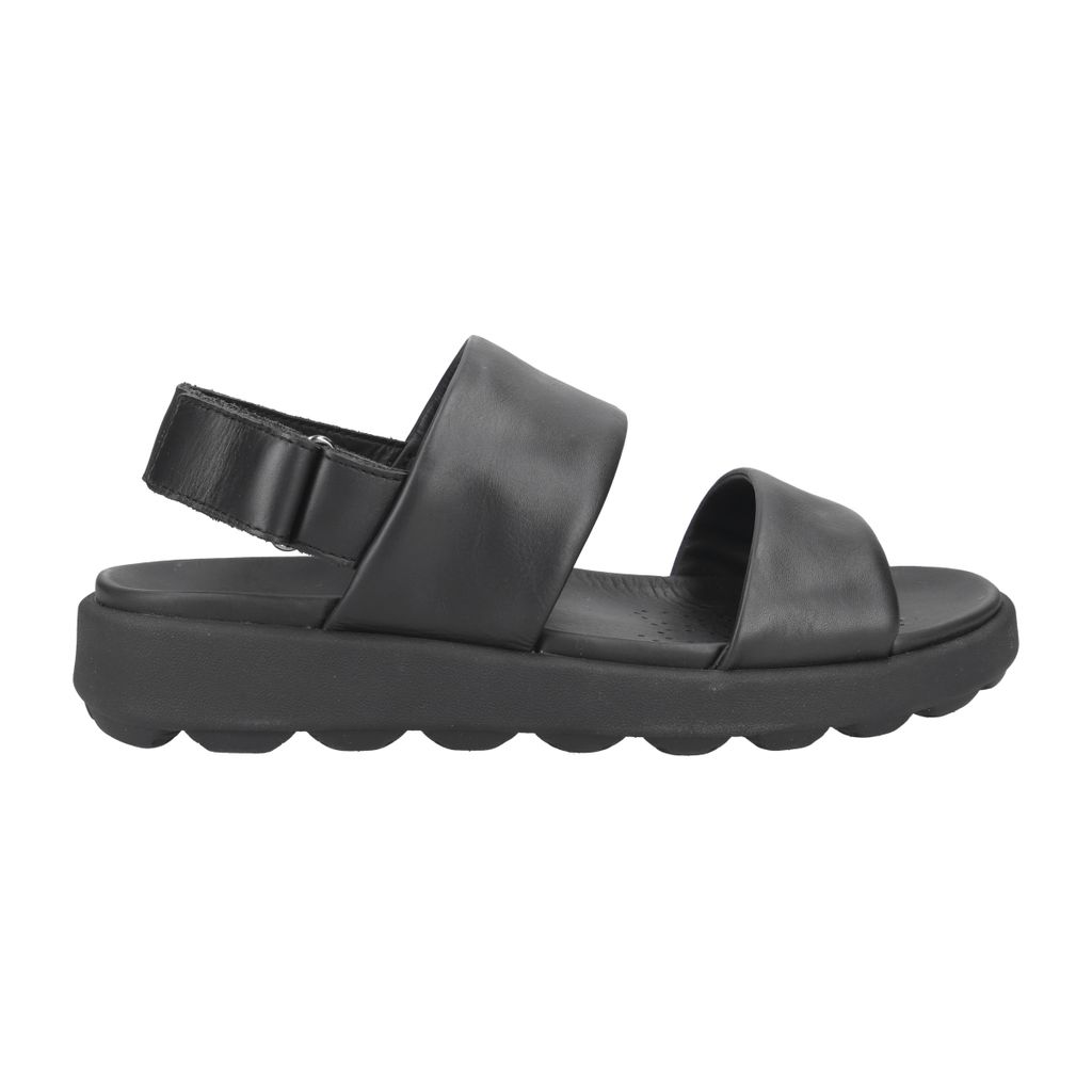 GEOX Sandalette SPHERICA, Glattleder, Schwarz, Herren Produktbild 