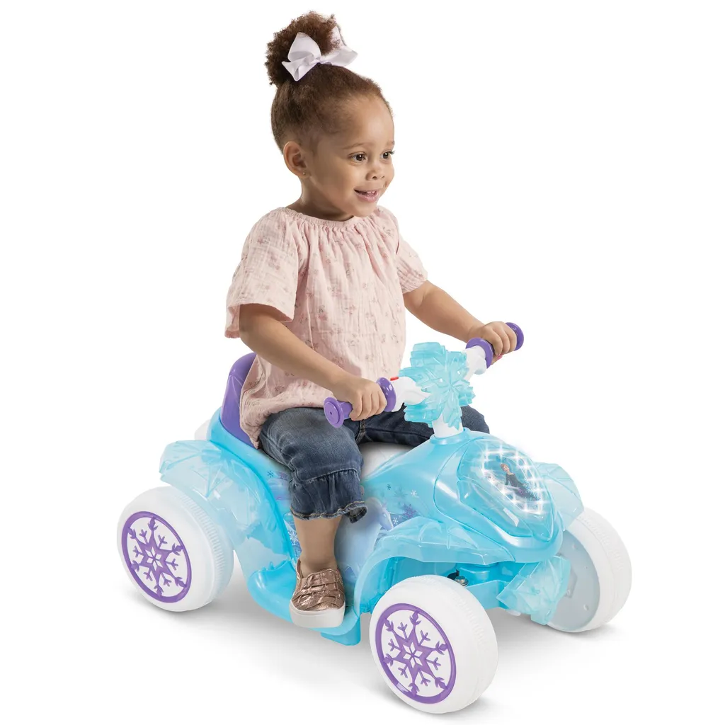 Quad électrique 6V pour enfants Huffy Rider à bulles Disney Frozen