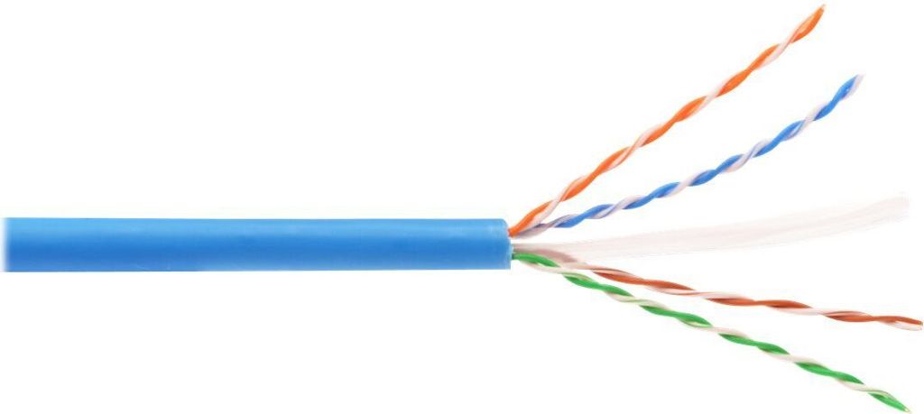 Digitus CAT 6A U/UTP Datenkabel - Verlegekabel, 500 m, Simplex, Eca, 500 m, Cat6a, U/UTP (UTP), Blau