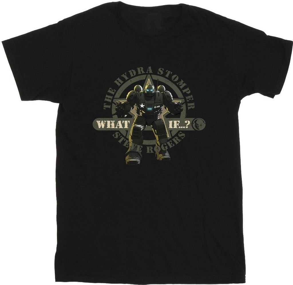 Marvel - "What If Hydra Stomper Rodgers" T-Shirt für Herren BI43629 (XXL) (Schwarz)