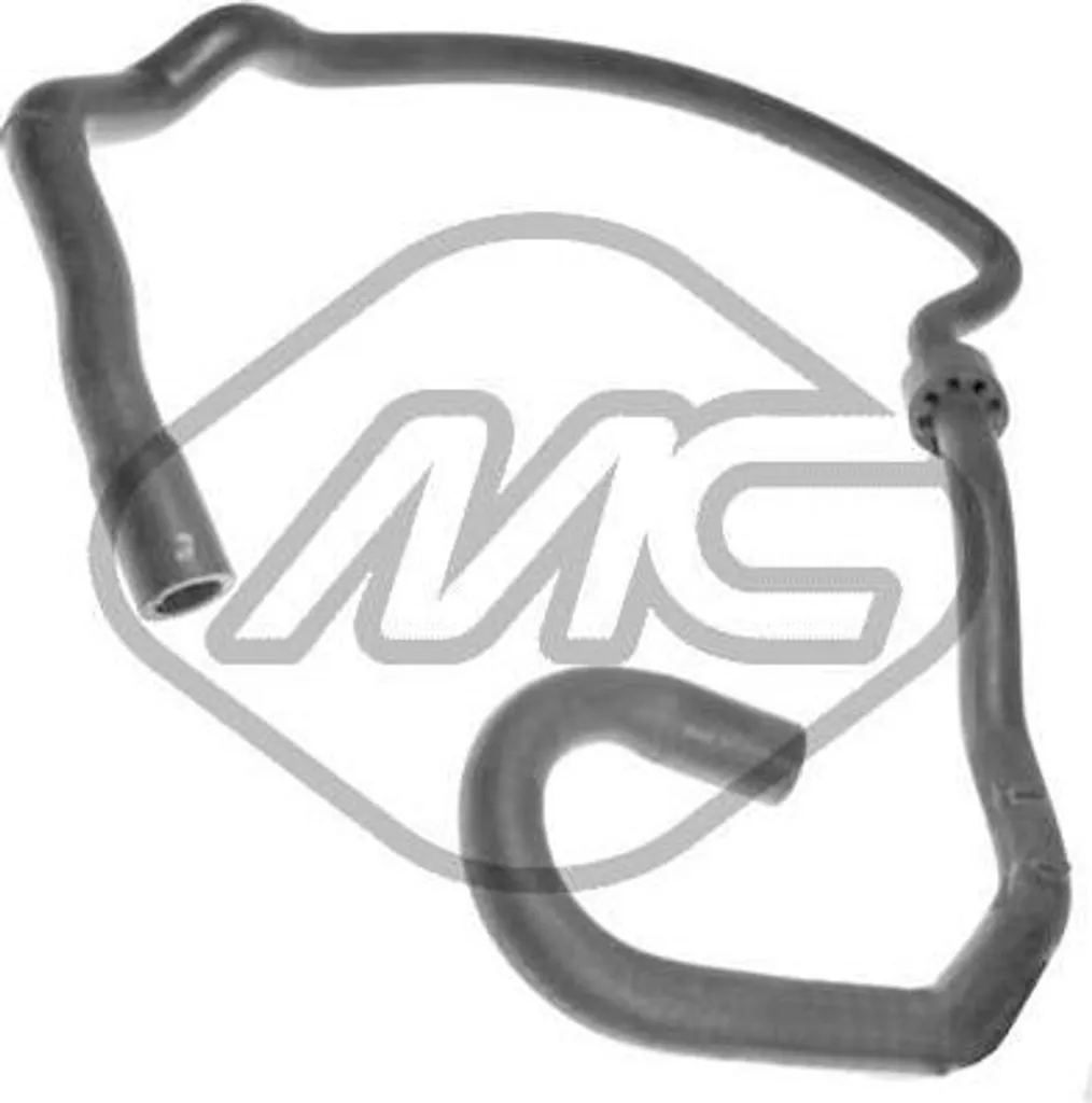 Metalcaucho 9333 Tubo radiatore OE 6Q0121109BA compatibile con Polo 9N, Fabia, Ibiza