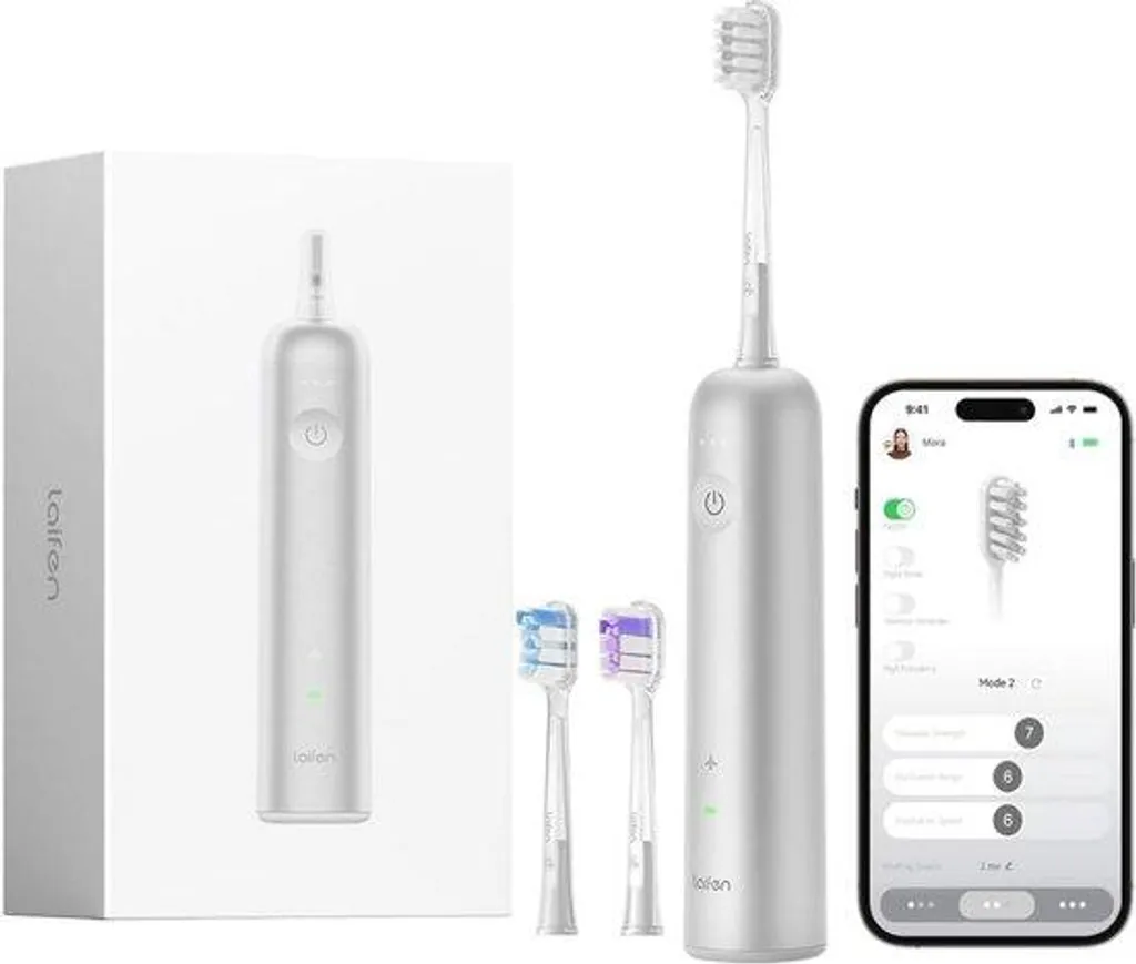 Brosse à dents électrique pour adultes - Nettoyage profond et étanche