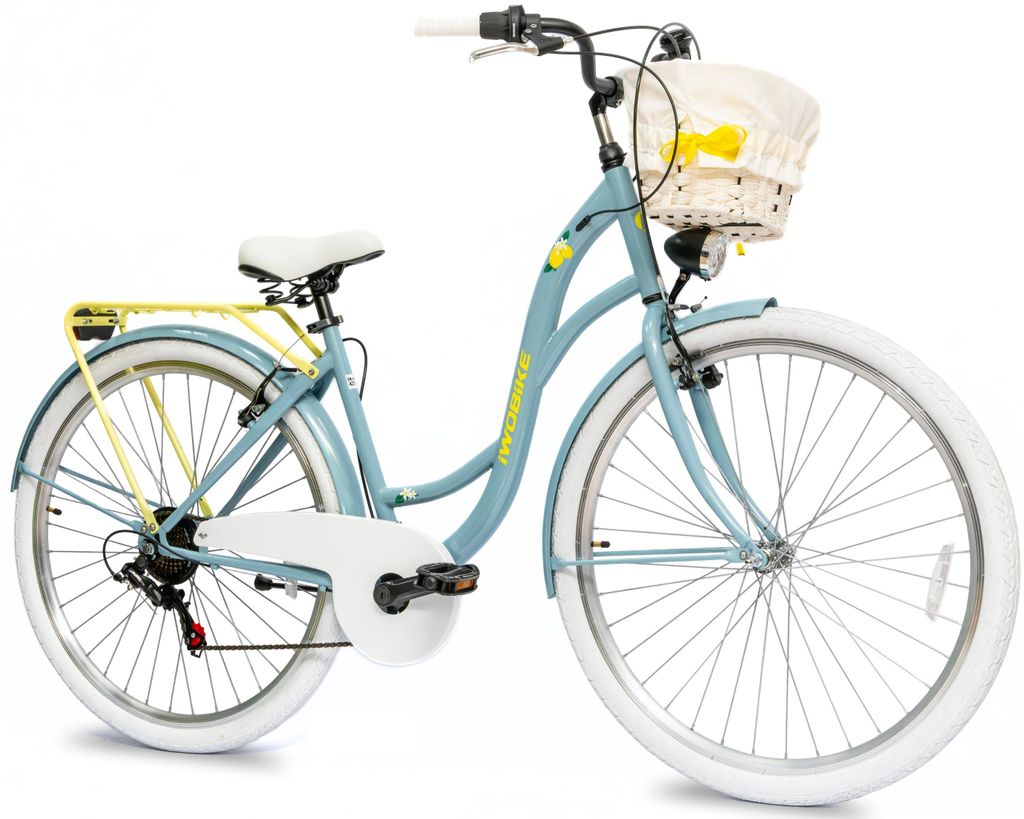 Dámske mestské bicykle 28" IwoBike Limoncello, vybavené Obrázok produktu 