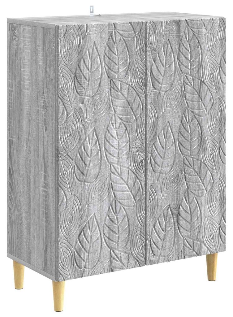 vidaXL Sideboard Grau Sonoma 66 x 34,5 x 90 cm Holzwerkstoff