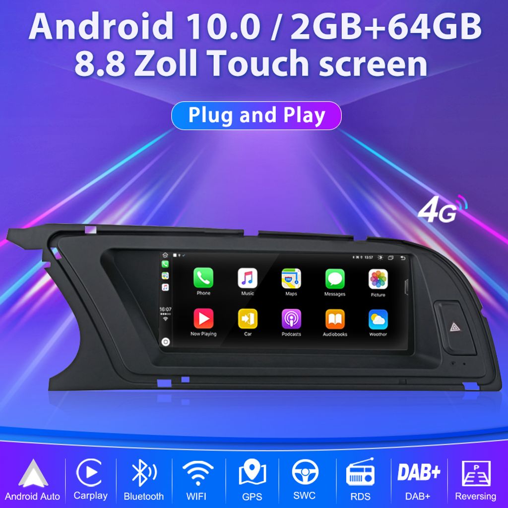 8.8''2+32GB kabelloses CarPlay Für Audi A4 Kaufland.de