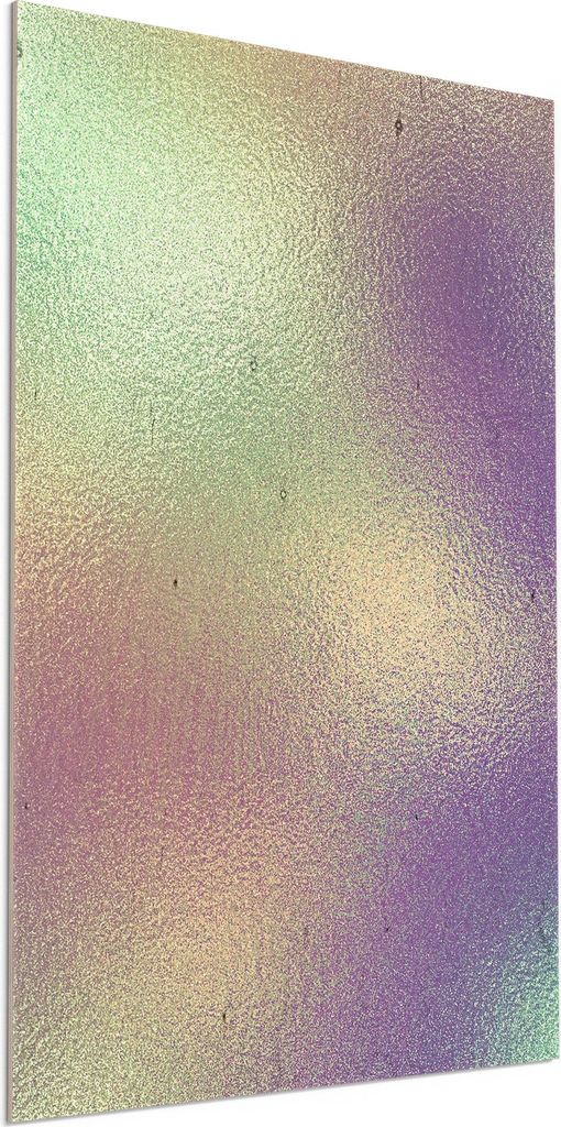 DEQORI Holzbild 60x90 cm 'Soft Glow in Pastell' Bild auf Holz Wandbild Kunstdruck