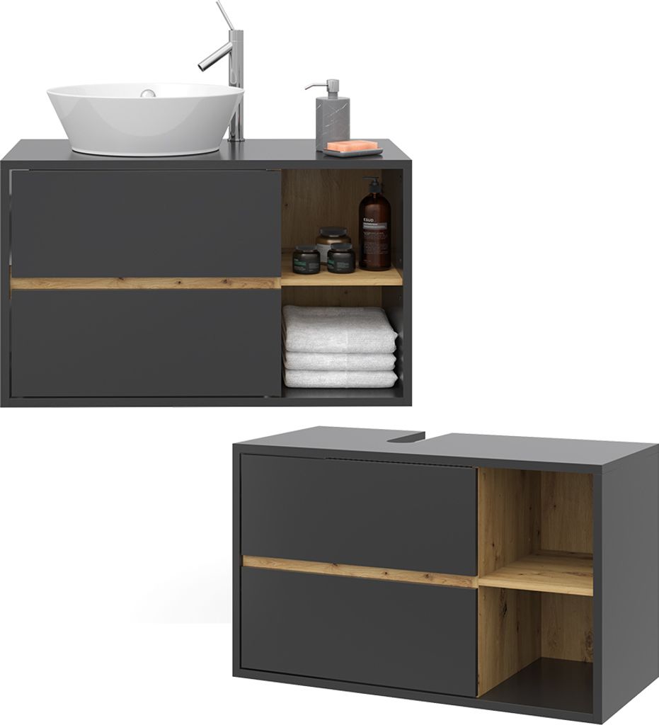 Vicco Waschbeckenunterschrank Viola, 100 x 60 cm, Produktbild 7