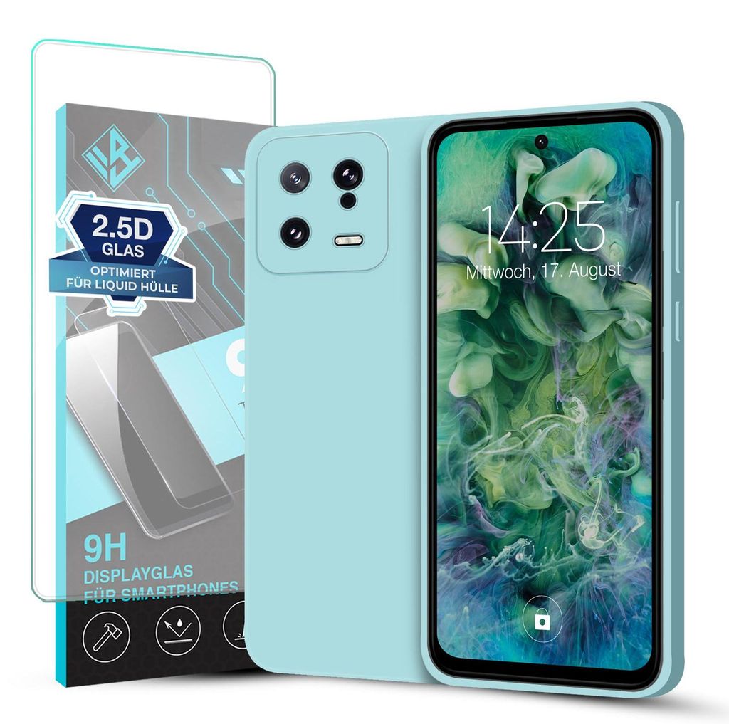 Hülle für Xiaomi 13 5G mit 9H Displayglas Displayschutz Produktbild 