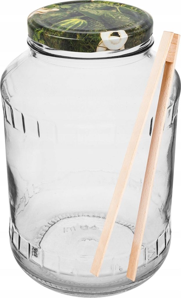 Skleněná nádoba se šroubovacím uzávěrem 1,5 l fi 82/6 + Obrázek produktu 