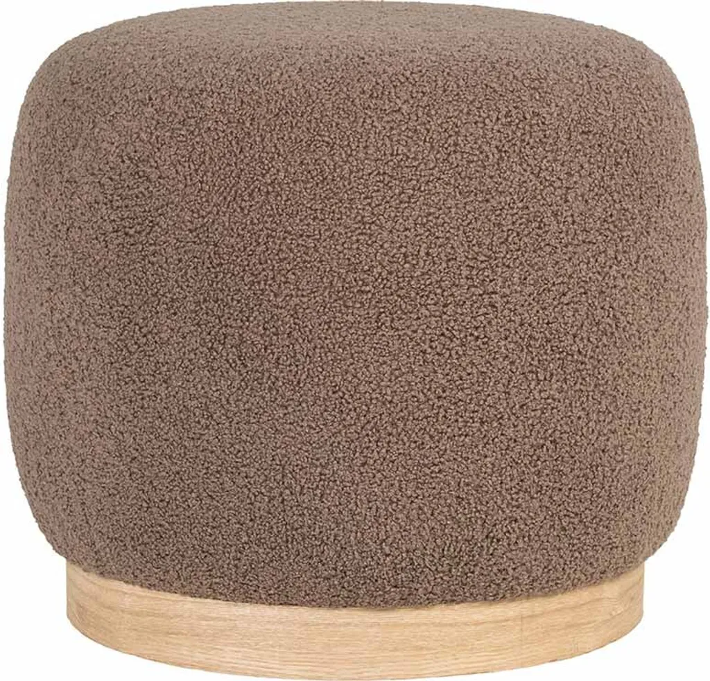 Pouf Bouclé Ø 44 cm House Collection Emilie Braun - Assise Design