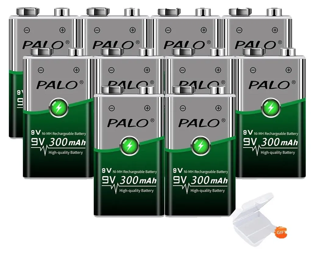 Batteries Rechargeables pour Télécommandes et Jouets 300 mAh - 10 pcs