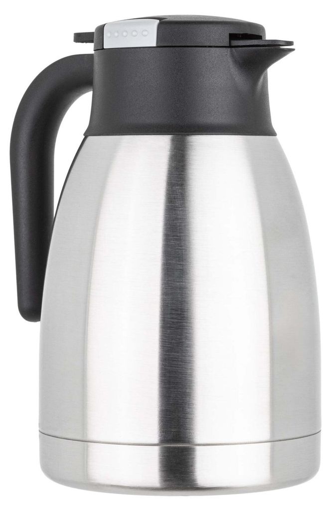 Isolierkanne aus Edelstahl 1,5 Liter Einhandautomatik 26214