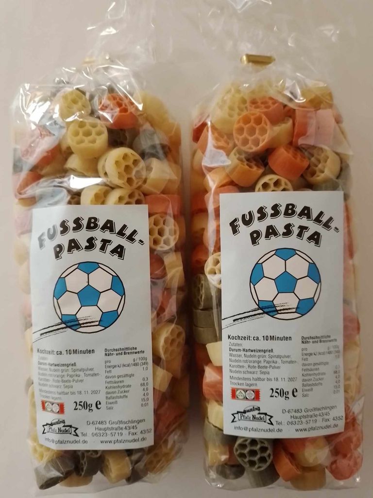 Streuteile Fussball aus Nudelteig, 2X 250 g, Nudeln, Pasta, Produktbild 