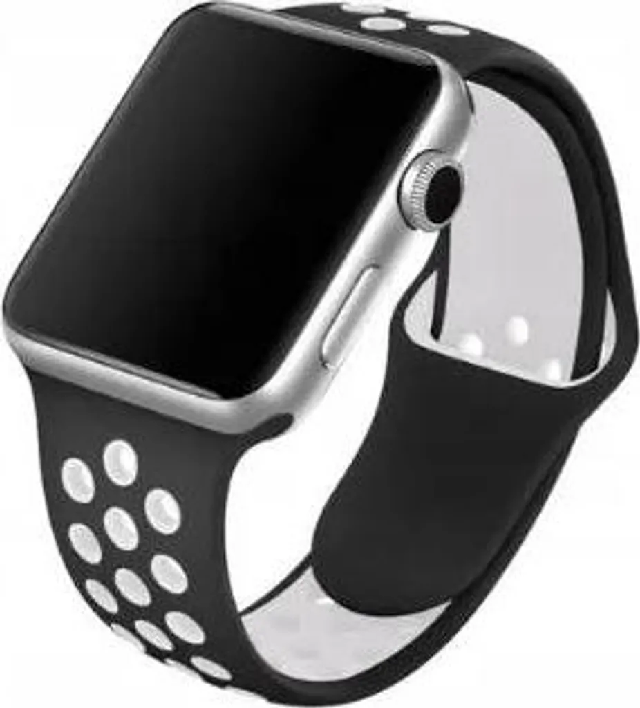 Bracelet Sport en silicone pour Apple Watch 38/40mm Séries 4 5 6 et SE