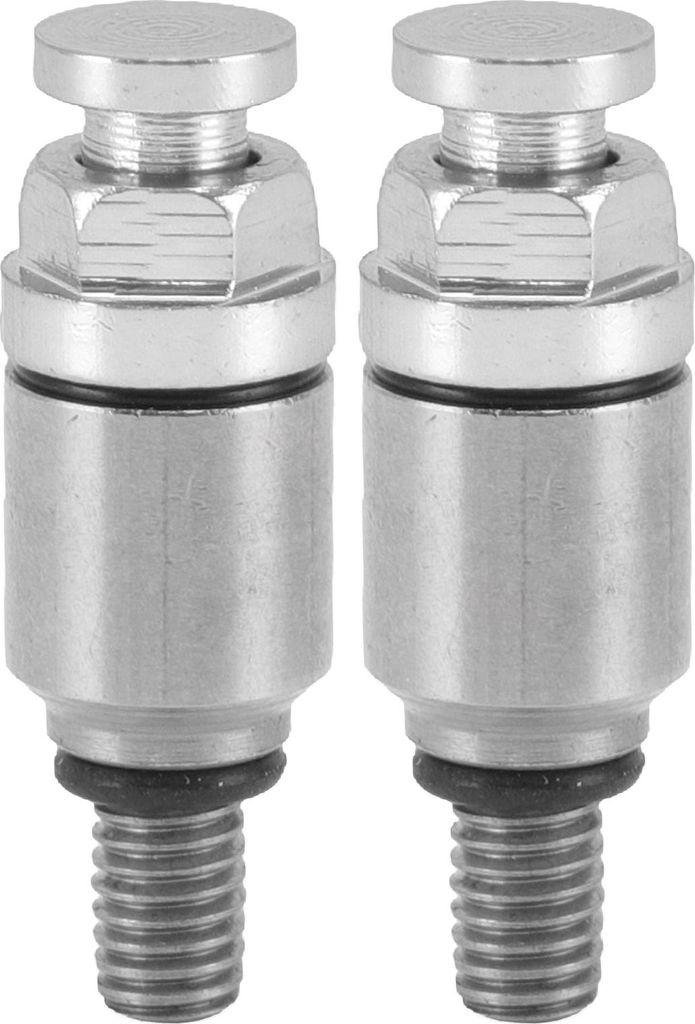 2 Stück M5 x 0,8 Aluminiumlegierung Gabelentlüfter Überdruckventil Ersatz für CRF150R CR125R CR250R CRF250R Silber
