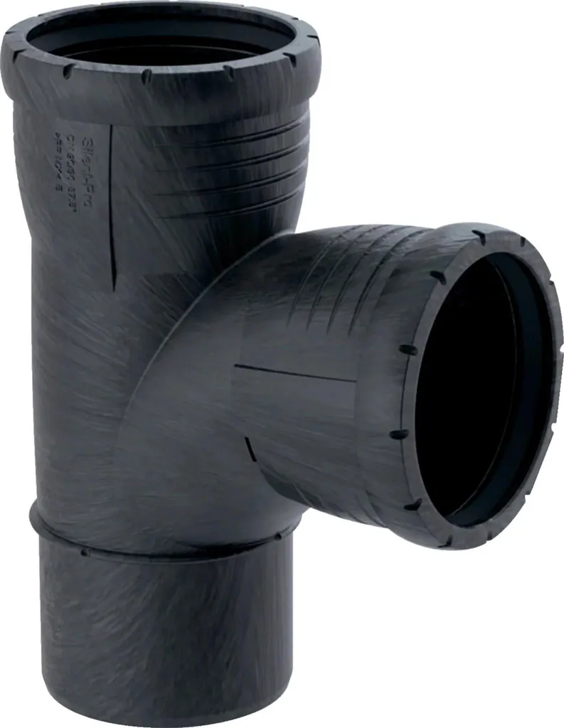 Derivazione Geberit Silent-Pro 87,5° d90/90 mm - Comfort Acustico Premium