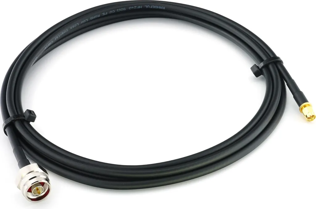 Prolunga Antenna Professionale 3m SMA-N Maschio HF-240 Equivalente LMR240 - 3