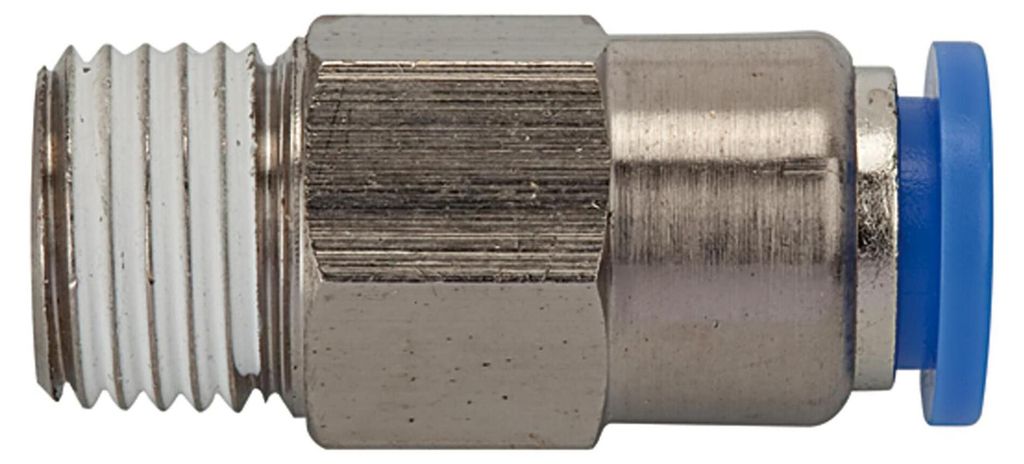 Riegler Gerades Rückschlagventil »Blaue Serie« Schl.-Gew., R 3/8 a. ̃10mm