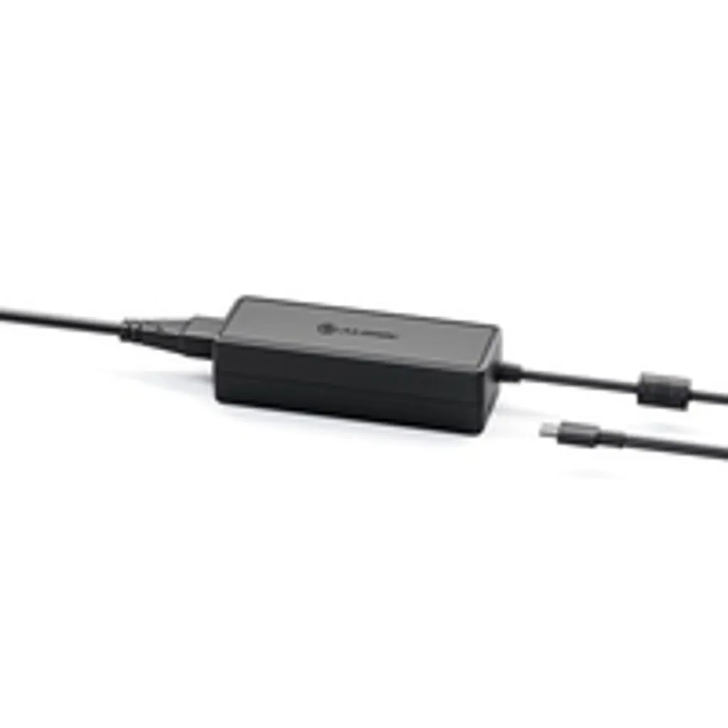 Alogic Chargeur USB-C GaN 100W Inline - Bloc Secteur Ultra Rapide Noir