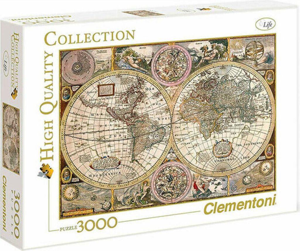 Collection Haute Qualité - Puzzle 3000 pièces - Carte Image du produit 