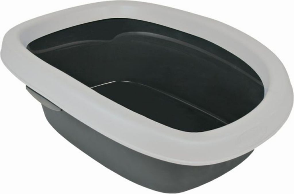 Trixie Katzentoilette Carlo mit Rand, Gr. 1: 31 × 14 × 43 Produktbild 