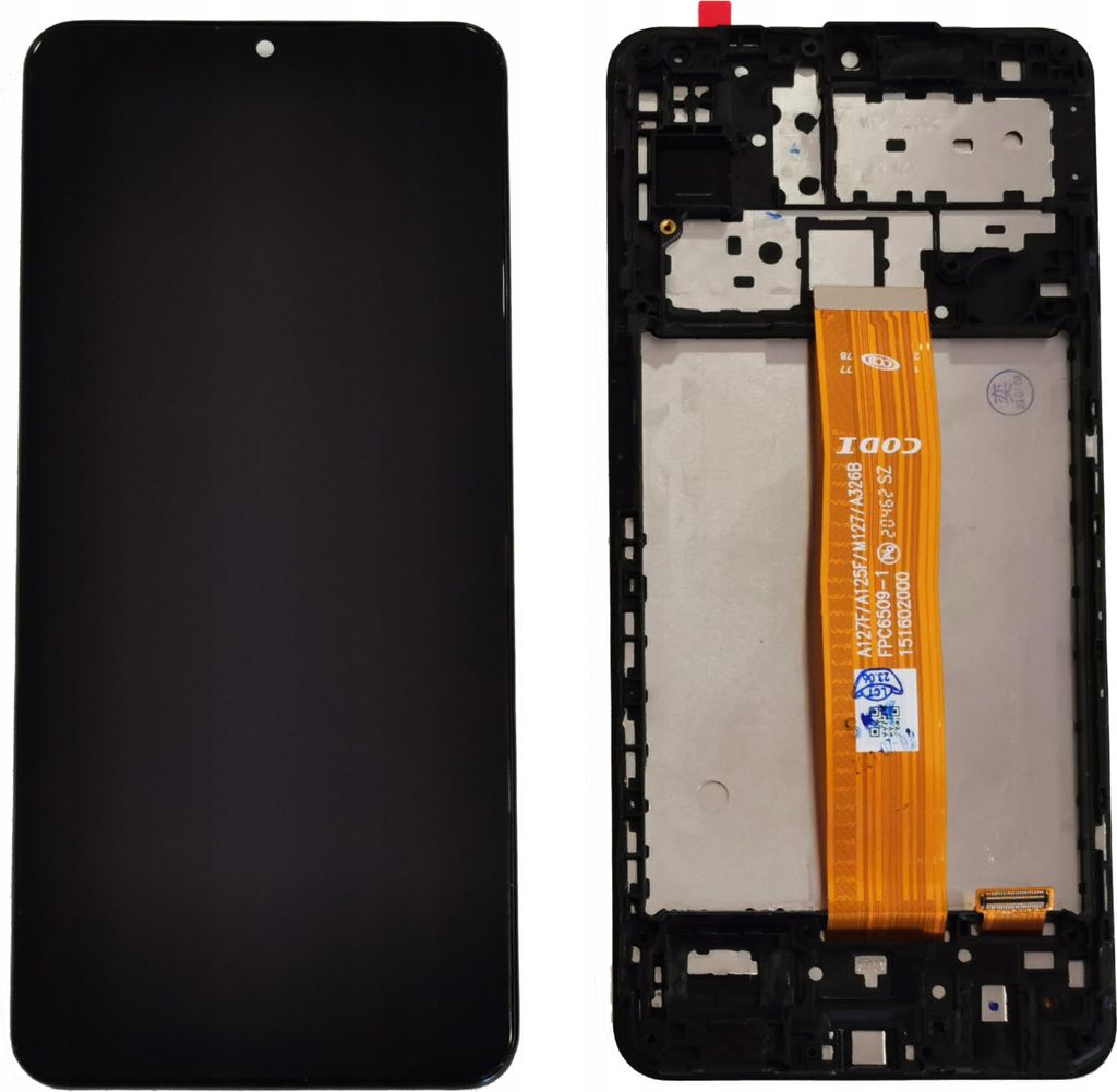 Lcd-Display-Bildschirm Für Samsung A12 A127 A127F Sm-A127F 2021 Nacho-Rahmen