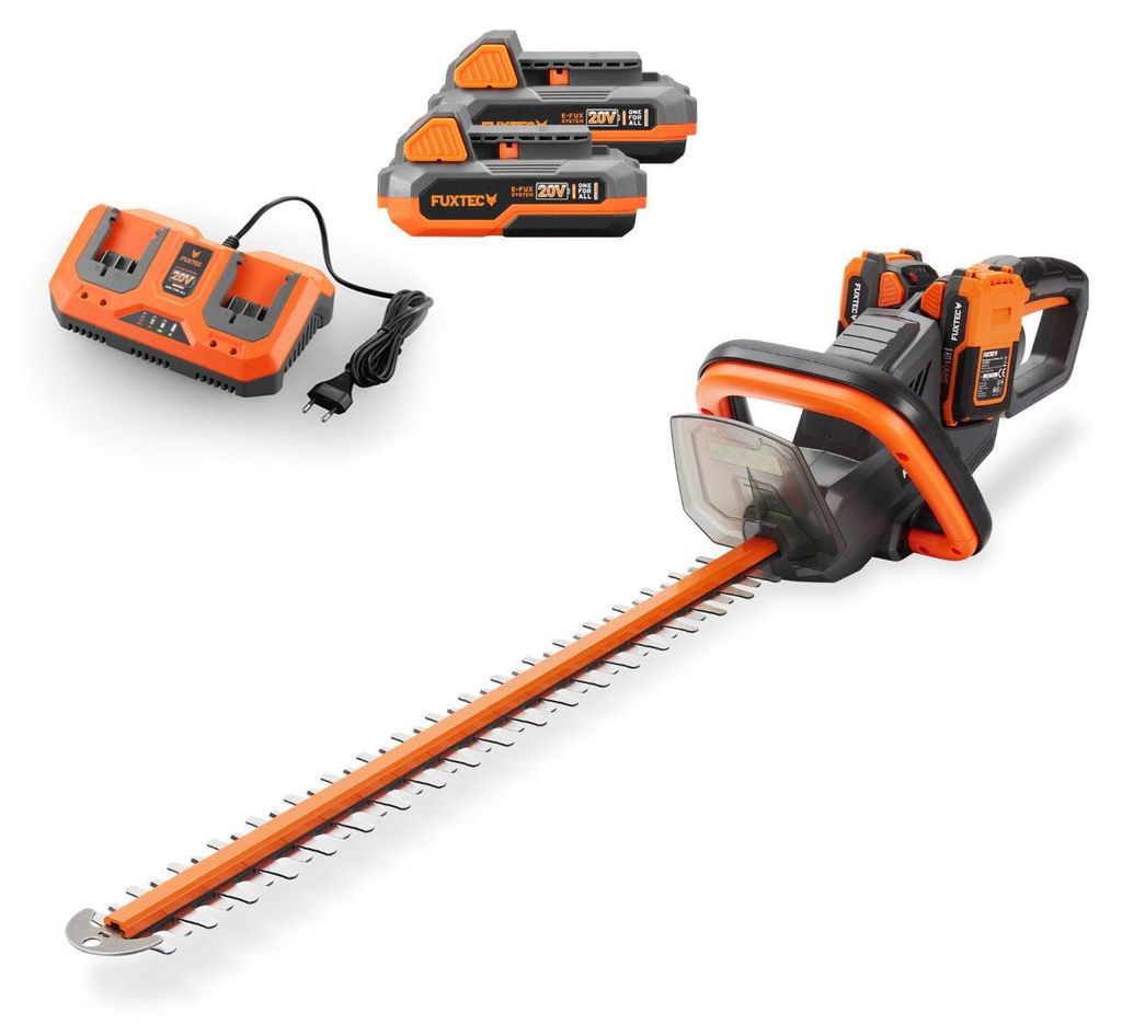 FUXTEC 40V Akku Heckenschere FX-E2HSSET | Heckentrimmer mit Produktbild 
