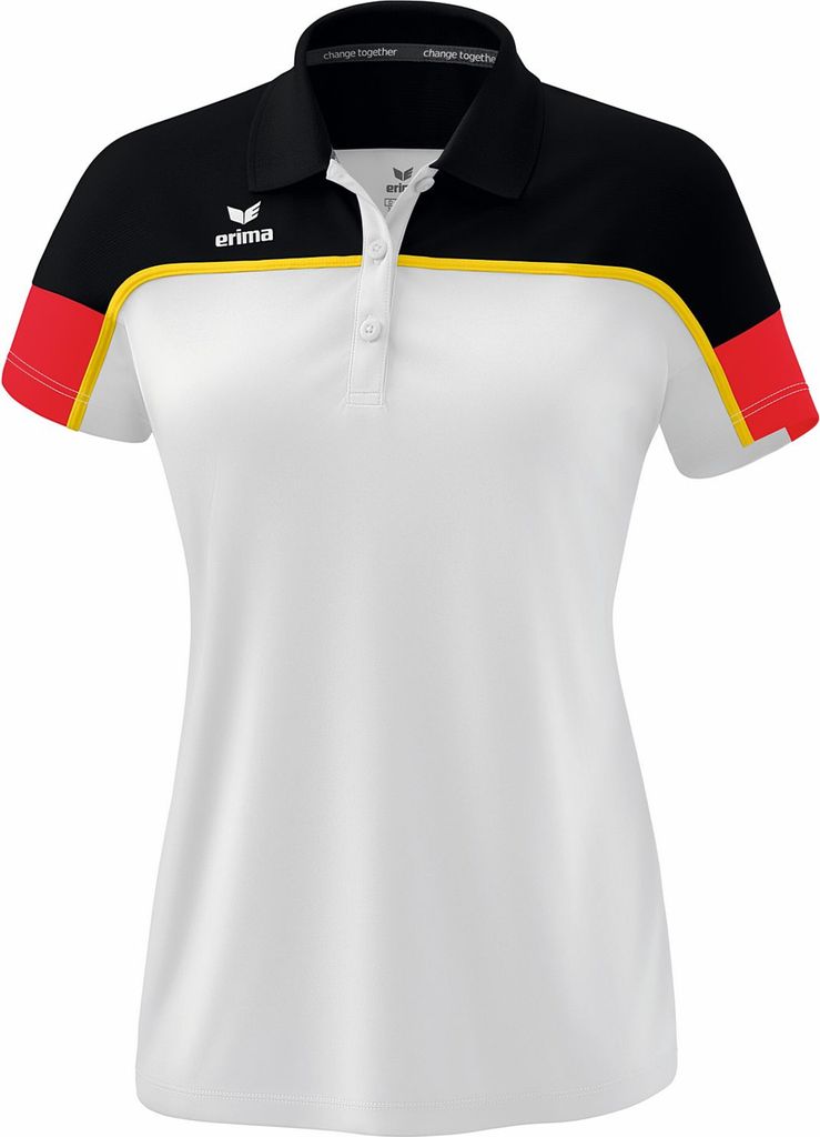 Erima Change By Erima Poloshirt Weiß/Schwarz/Rot