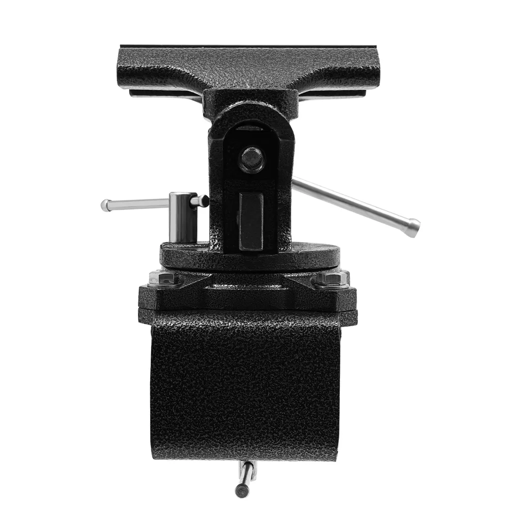 Étau de table noir pour établi lourd en acier - Modèle robuste 60mm