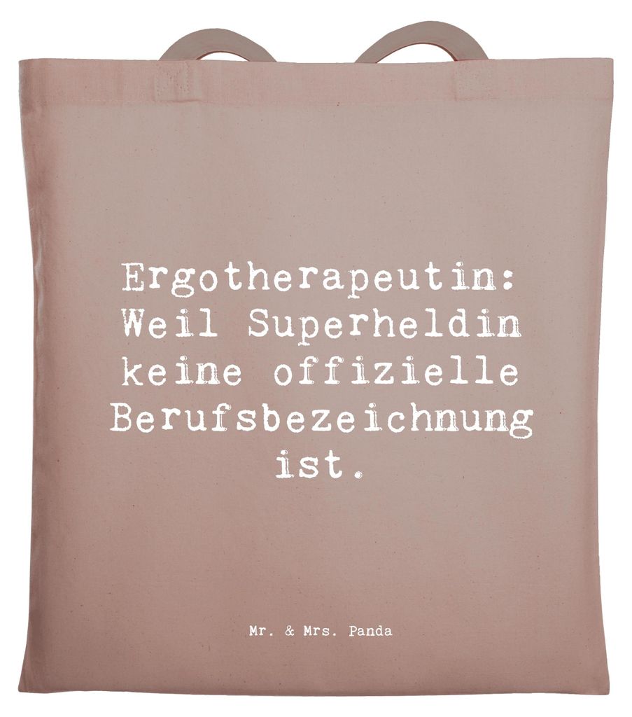 Mr. & Mrs. Panda Shopping Tasche Spruch Ergotherapeutin Produktbild 