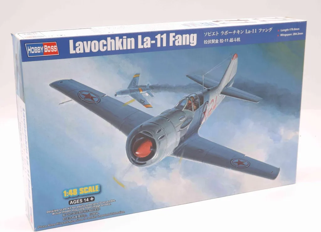 Kit de Construction Avion Lavochkin La-11 Fang HobbyBoss 81760 1/48e