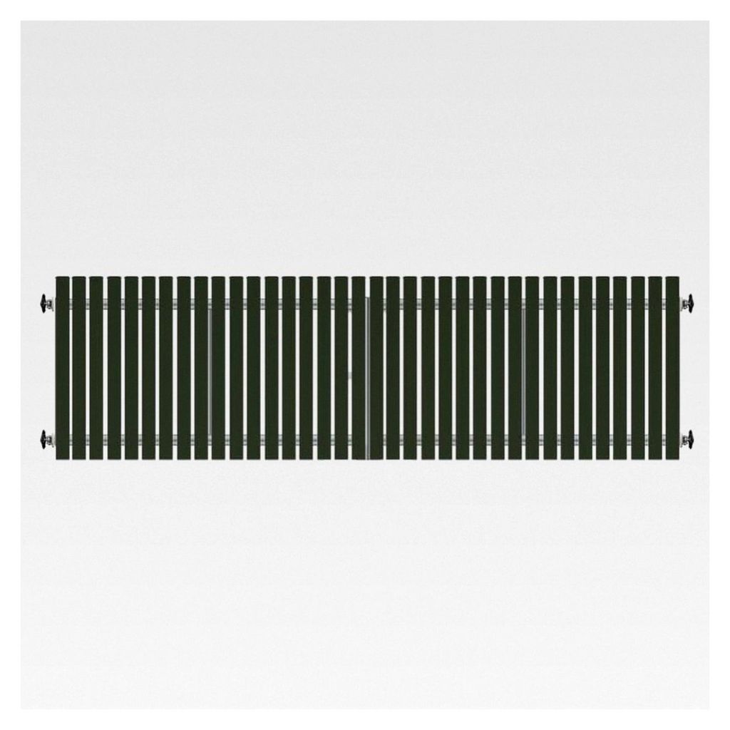 Drehtor 2-flügelig, H=120cm, B=300cm, ohne Pfosten, Tannengrün