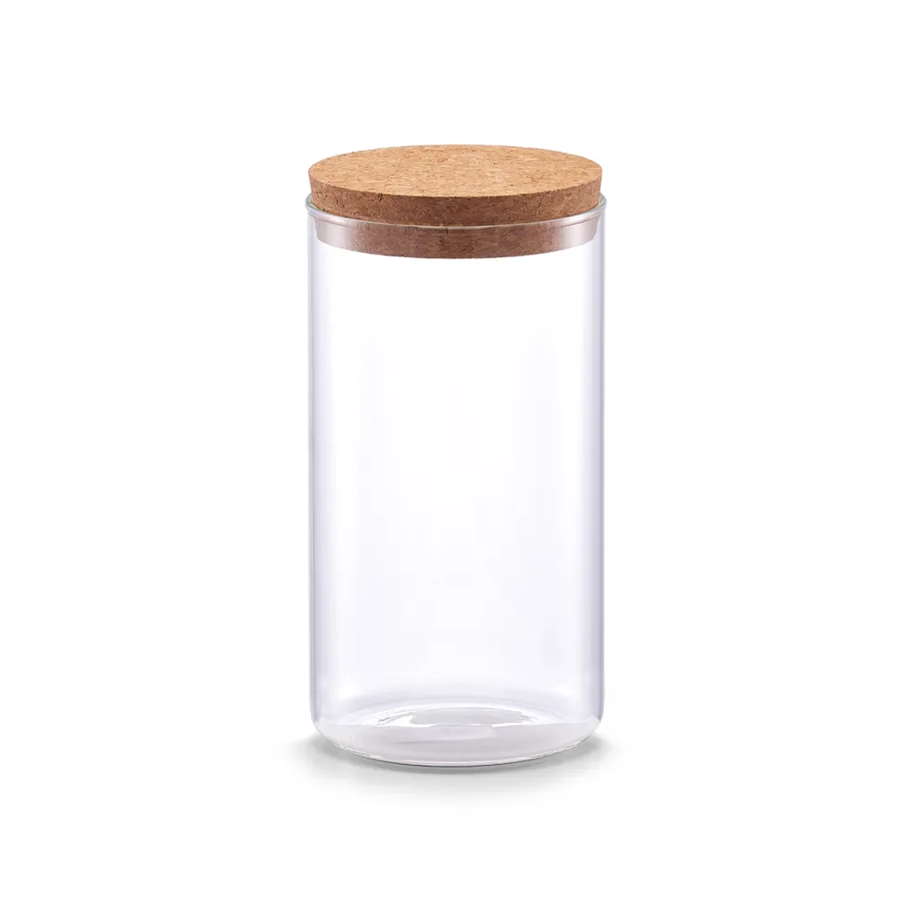 Barattolo Ermetico in Vetro per Alimenti 1100ml con Tappo Sughero