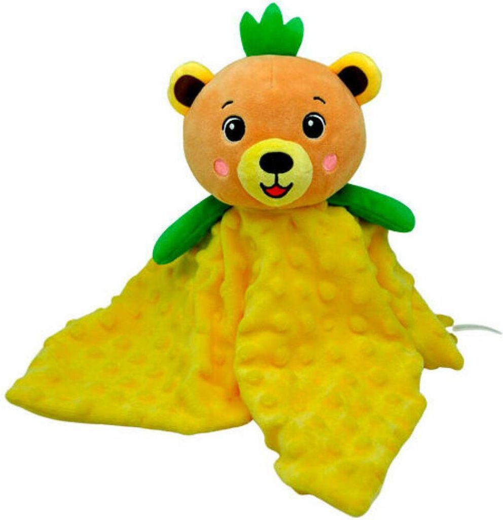 Frootimals Kuscheltuch Bubba Tropibear gelb/grün Doudou Bär Produktbild 