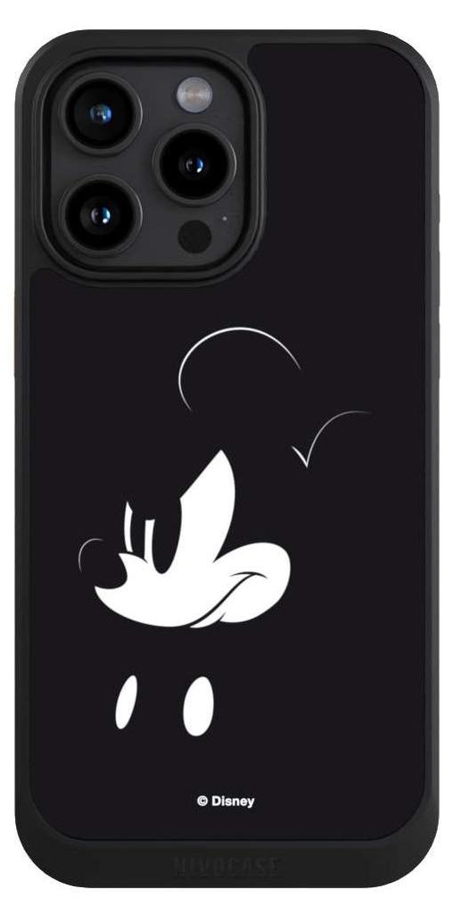 NIVOCASE Hülle für Apple iPhone 15 Pro Max Handyhülle NIVOcore Case Schwarz Disney Mickey Mouse Offizielles Lizenzprodukt