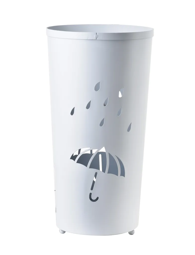 Porte-parapluies blanc Cedric Rain Mondex 48,5 cm - Stop aux flaques d'eau