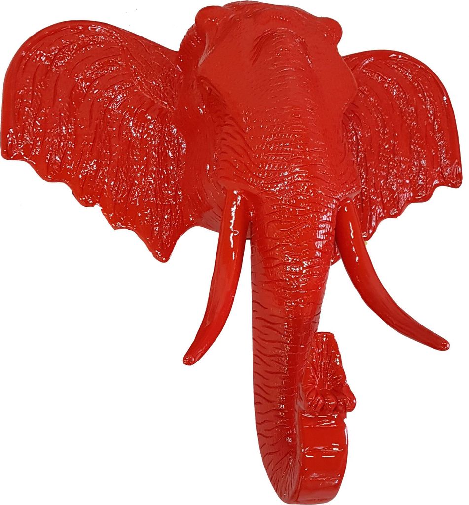 Büste Wand Abstrakte Design Kopf Art Elefant Skulptur Dekoration Skulptur Deko